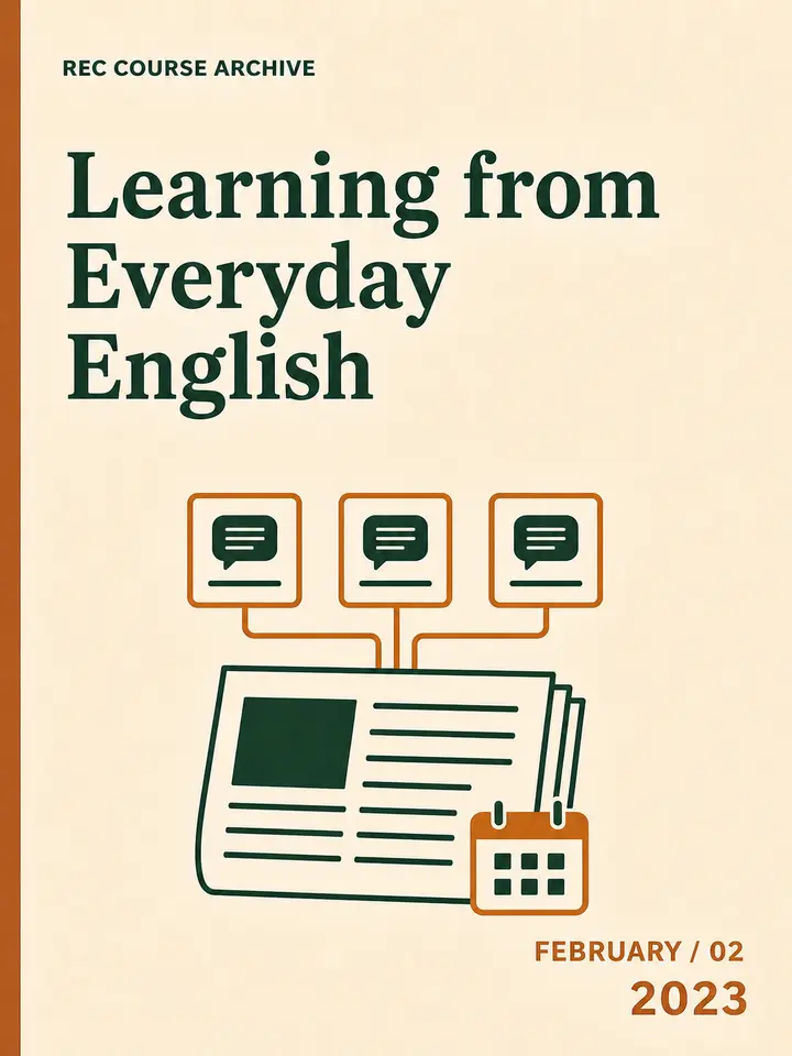 Learning from Everyday English cover artwork
